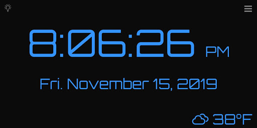 Large Digital Clock Screen 2