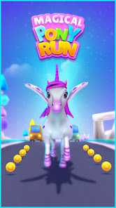 Captura de Pantalla 20 Unicorn Run: Juegos de Correr android