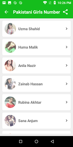 Pakistani Girls Whatsp Numbers Screen 2