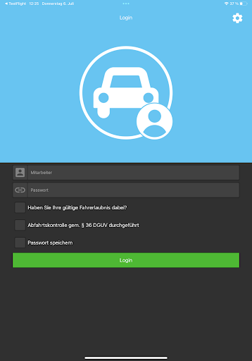 DeDeFleet - Driver Screenshot