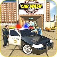 Police Car Parking - Smart Gas Guzzler Wash
