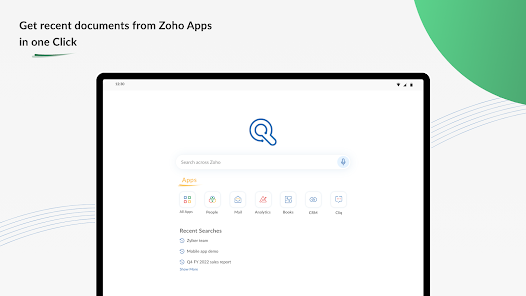 Captura 21 Search across Zoho- Zia Search android