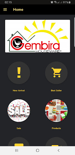 Android application Gembira Houseware screenshort
