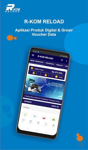 R-KOM RELOAD : Aplikasi Agen Pulsa & PPOB - v3.0