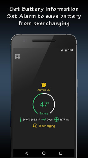 Android application Battery Full Alarm screenshort