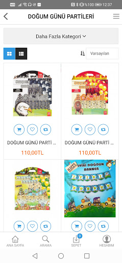 Android application Parti Kutusu screenshort