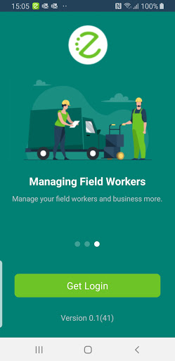Android application ServiceJobs screenshort