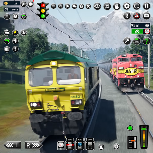 Railway Train Game Simulator  Icon