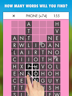 Snímek obrazovky aplikace Word Search Champion PRO