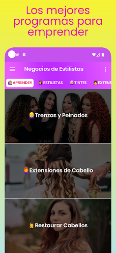 Negocios de Estilistas Screen 2