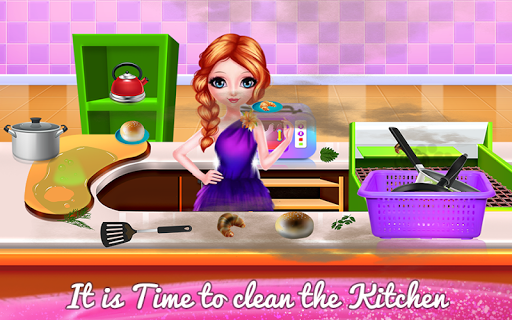 Android application Fast Food Cooking and Cleaning screenshort