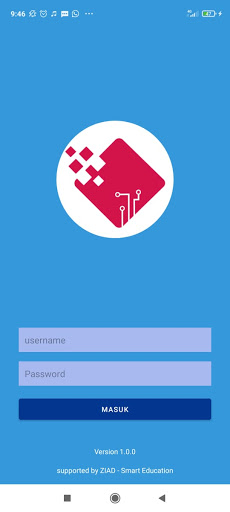 Android application ZIAD demo pesantren screenshort