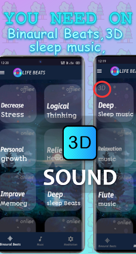LIFE BEATS(Binaural beats,slee Screen 2