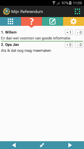 Mijn Eigen Referendum Screen 3