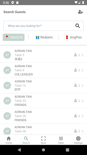 MyGuests Screen 3