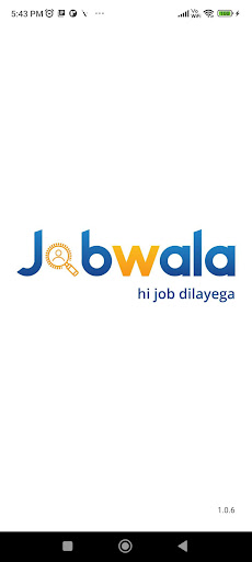 Android application Jobwala: Job Search App screenshort