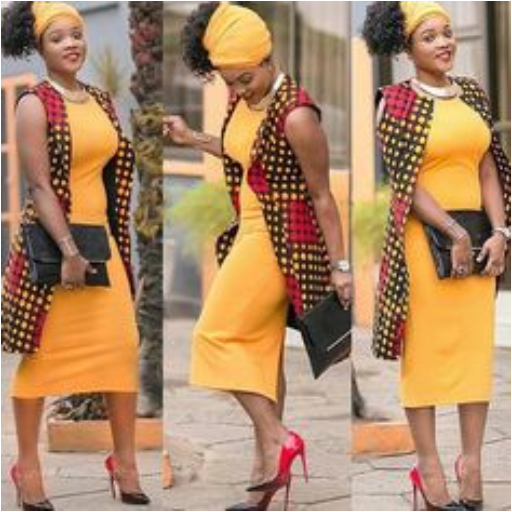 kitenge kimono designs