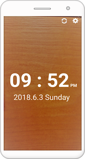 Clock (Fullscreen Table Clock) Screen 2