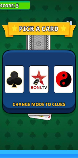 Higher Lower Cards Screen 2