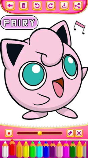 coloring pok-mon pikchu