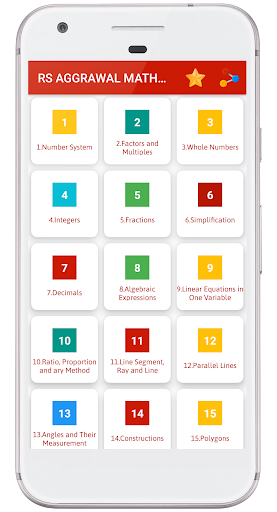 RS Aggarwal 6th to 12th Math Screen 2