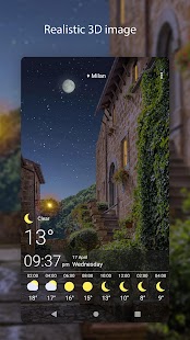 Wetter Live Wallpaper Captura de pantalla
