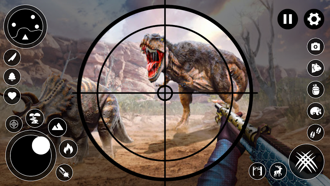 Real Dinosaur Hunting Gun Game banner