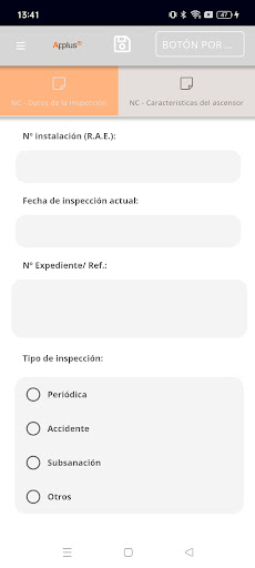 APPLUS Screen 2
