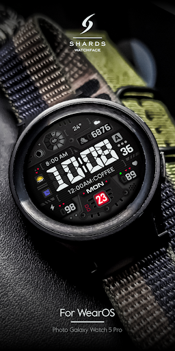 SH070 Watch Face, WearOS watch Screen 2