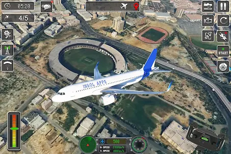 Simulateur de vol-jeu d'avion
