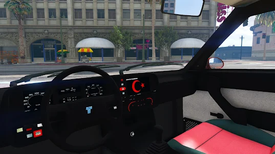 Drift simulator with turbo