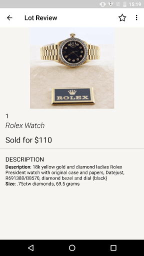 Smith Auctions Live Screen 3