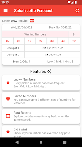 Sabah Lotto Forecast