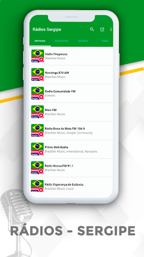 Android application Radios de Sergipe (AM/FM/WEB) screenshort