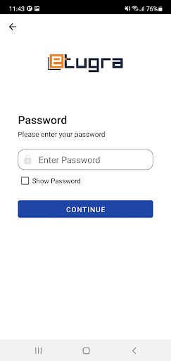 eTugra Auth Screen 2