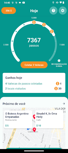 Android application Vailá screenshort