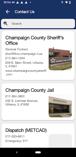 Champaign County Sheriff IL Screen 2