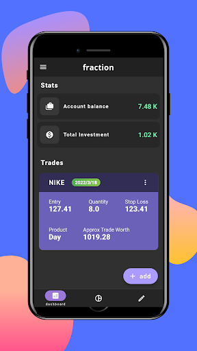 Position size calculator & TA Screen 2