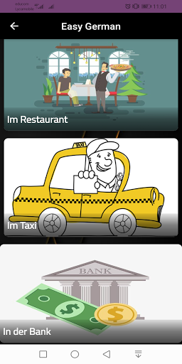 Android application Deutsch Sprechen screenshort