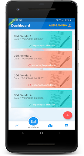 Android application Afagu Comercial screenshort