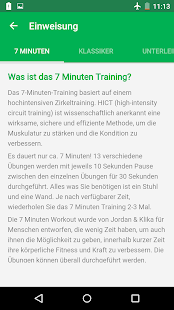 7-Minuten-Training Screenshot