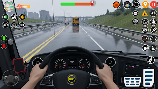 School Bus Driving Coach Games