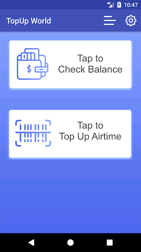 Android application Top Up Airtime Recharge screenshort