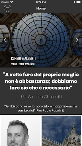 Android application Corghi & Alberti screenshort