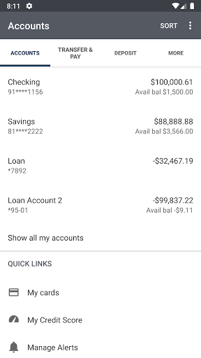 Louviers FCU Screen 3