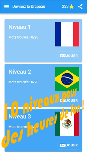 Devinez le drapeau Screen 2
