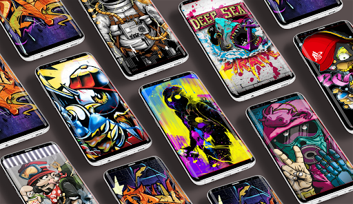 Android application Graffiti Wallpaper screenshort