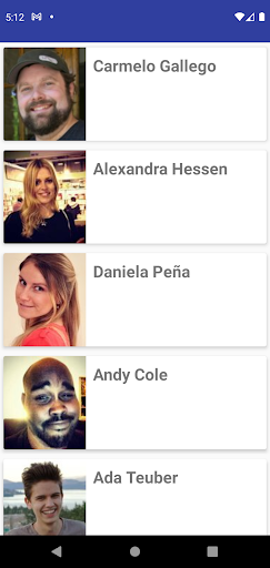 Random Users Screen 3