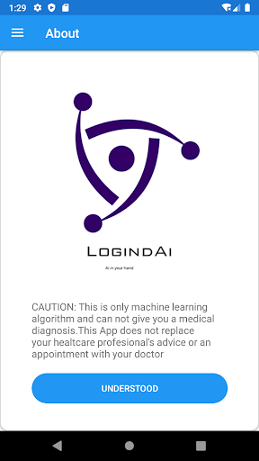 Android application AiMedicine screenshort