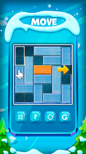 Ice Puzzle Move The Block